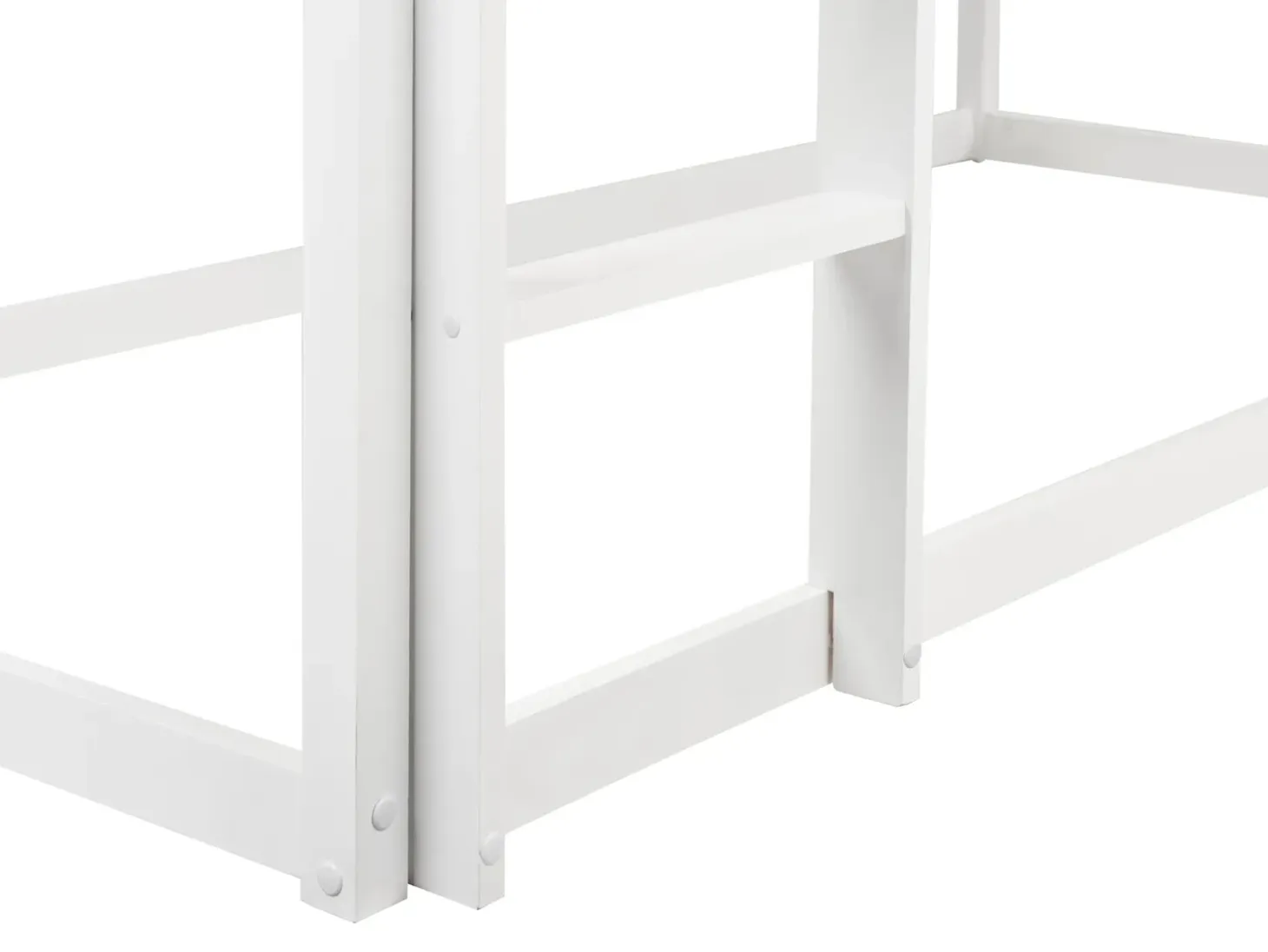 Best Łóżko na antresoli Domek Drewno sosnowe DIENNE 90 x 200 cm Dzieci Łóżka Piętrowe|Łóżka Drewniane