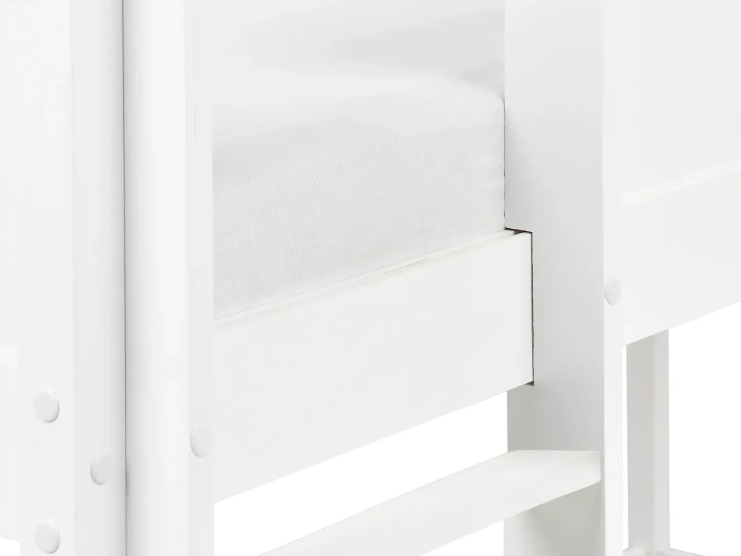 Best Łóżko na antresoli Domek Drewno sosnowe DIENNE 90 x 200 cm Dzieci Łóżka Piętrowe|Łóżka Drewniane