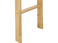 Łóżko na antresoli Drewno PEIPIN 90 x 200 cm Jasno Dzieci Łóżka Piętrowe|Łóżka Drewniane