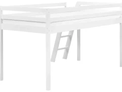 Clearance Łóżko na antresoli Drewno sosnowe ASCOUX 90 x 200 cm Dzieci Łóżka Piętrowe|Łóżka Drewniane