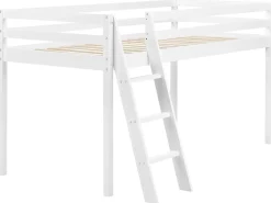Clearance Łóżko na antresoli Drewno sosnowe ASCOUX 90 x 200 cm Dzieci Łóżka Piętrowe|Łóżka Drewniane