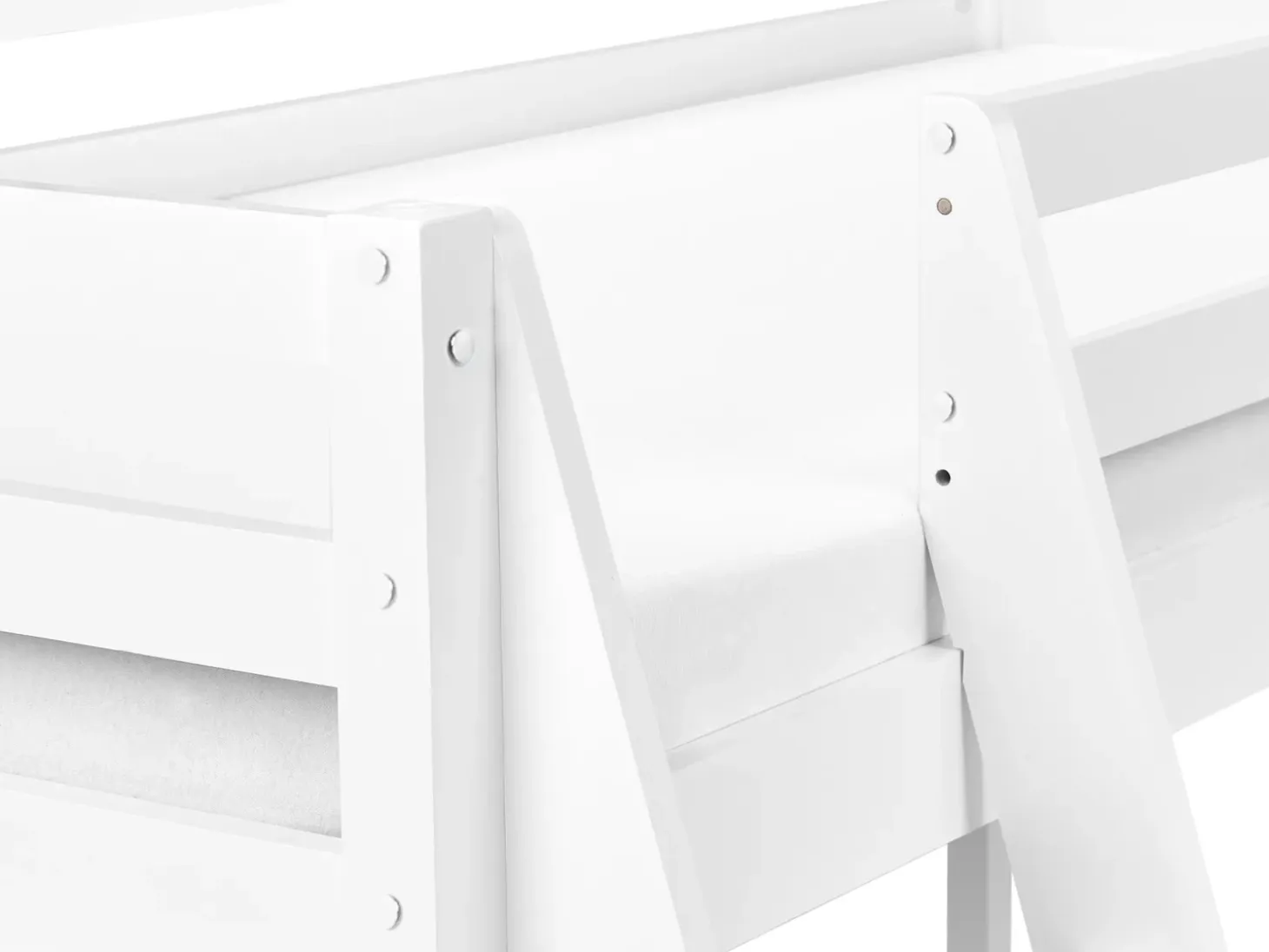 Clearance Łóżko na antresoli Drewno sosnowe ASCOUX 90 x 200 cm Dzieci Łóżka Piętrowe|Łóżka Drewniane
