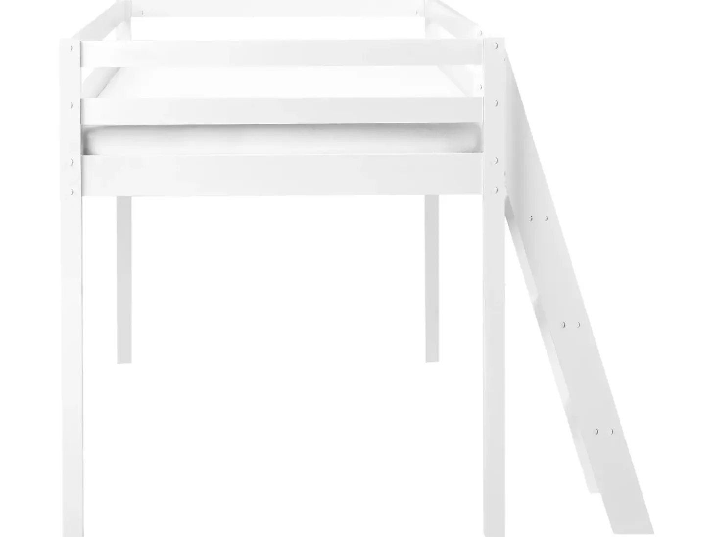 Clearance Łóżko na antresoli Drewno sosnowe ASCOUX 90 x 200 cm Dzieci Łóżka Piętrowe|Łóżka Drewniane