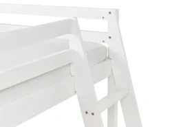 Online Łóżko na antresoli Drewno sosnowe STAPLE 90 x 200 cm Ze zjeżdżalnią Dzieci Łóżka Piętrowe|Łóżka Drewniane
