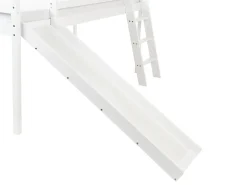 Online Łóżko na antresoli Drewno sosnowe STAPLE 90 x 200 cm Ze zjeżdżalnią Dzieci Łóżka Piętrowe|Łóżka Drewniane