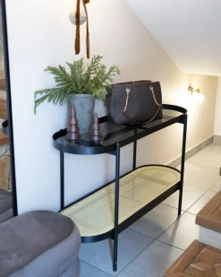 Sale RENO Czarny Konsole|Wszystkie Stoły
