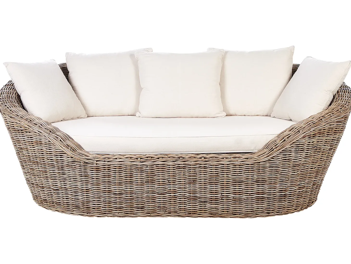 Łóżko ogrodowe CAVO Rattan Naturalny