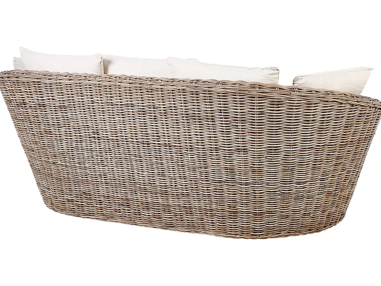 Łóżko ogrodowe CAVO Rattan Naturalny