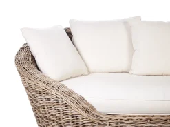 Łóżko ogrodowe CAVO Rattan Naturalny