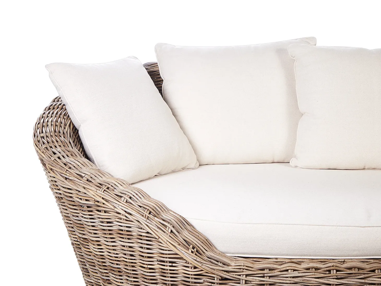 Łóżko ogrodowe CAVO Rattan Naturalny