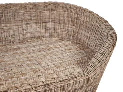 Łóżko ogrodowe CAVO Rattan Naturalny