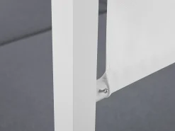 Łóżko ogrodowe PALLANZA Metal Biały