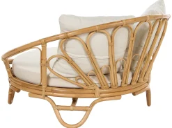 Łóżko ogrodowe ROSSANO Rattan Naturalny