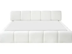 Clearance Łóżko ORVILLE 180 x 200 cm Złamana biel Łóżka Tapicerowane|Łóżka Podwójne