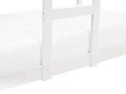 Sale Łóżko piętrowe Domek Drewno sosnowe LABATUT 90 x 200 cm Dzieci Łóżka Piętrowe|Łóżka Drewniane