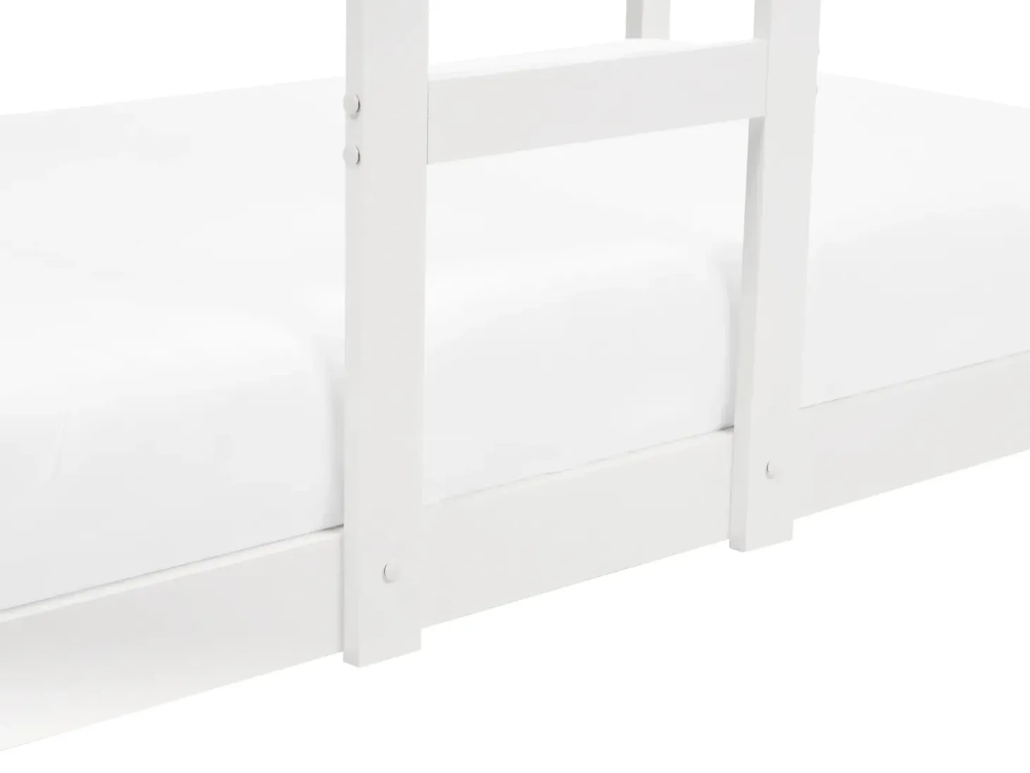 Sale Łóżko piętrowe Domek Drewno sosnowe LABATUT 90 x 200 cm Dzieci Łóżka Piętrowe|Łóżka Drewniane