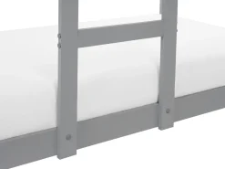 Online Łóżko piętrowe Domek Drewno sosnowe LABATUT 90 x 200 cm Dzieci Łóżka Piętrowe|Łóżka Drewniane