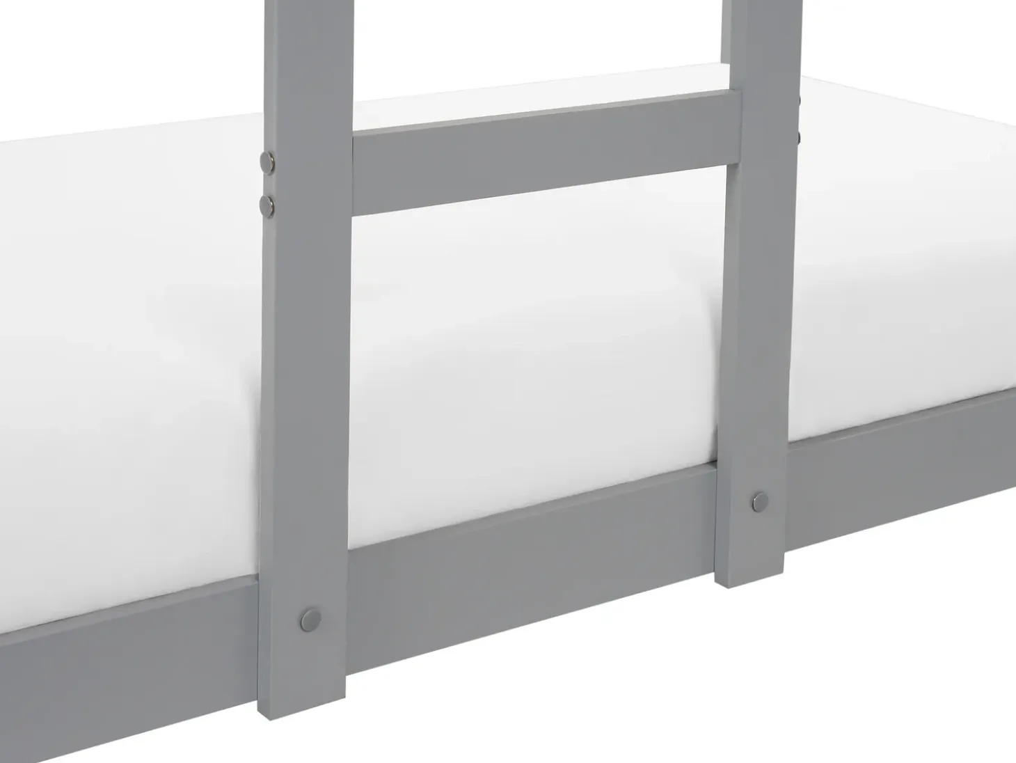 Online Łóżko piętrowe Domek Drewno sosnowe LABATUT 90 x 200 cm Dzieci Łóżka Piętrowe|Łóżka Drewniane