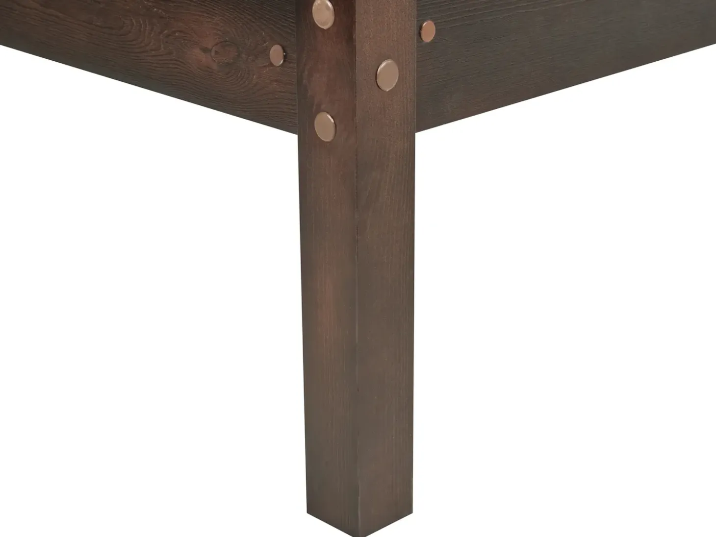 Discount Łóżko piętrowe Drewno sosnowe REGAT 90 x 200 cm Ciemno Dzieci Łóżka Piętrowe|Łóżka Drewniane