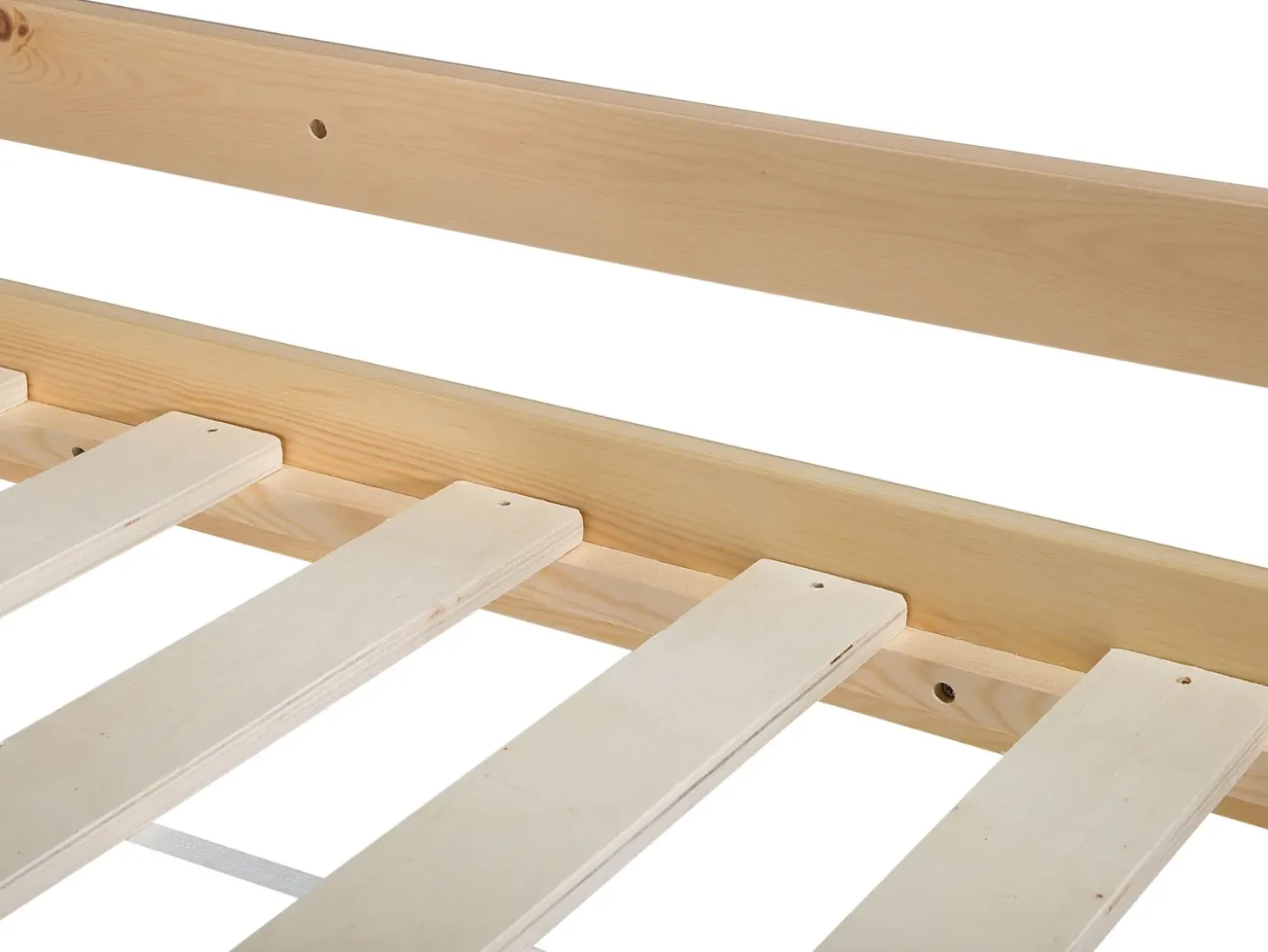 Sale Łóżko piętrowe Drewno sosnowe REVIN 90 x 200 cm Jasno Dzieci Łóżka Piętrowe|Łóżka Drewniane