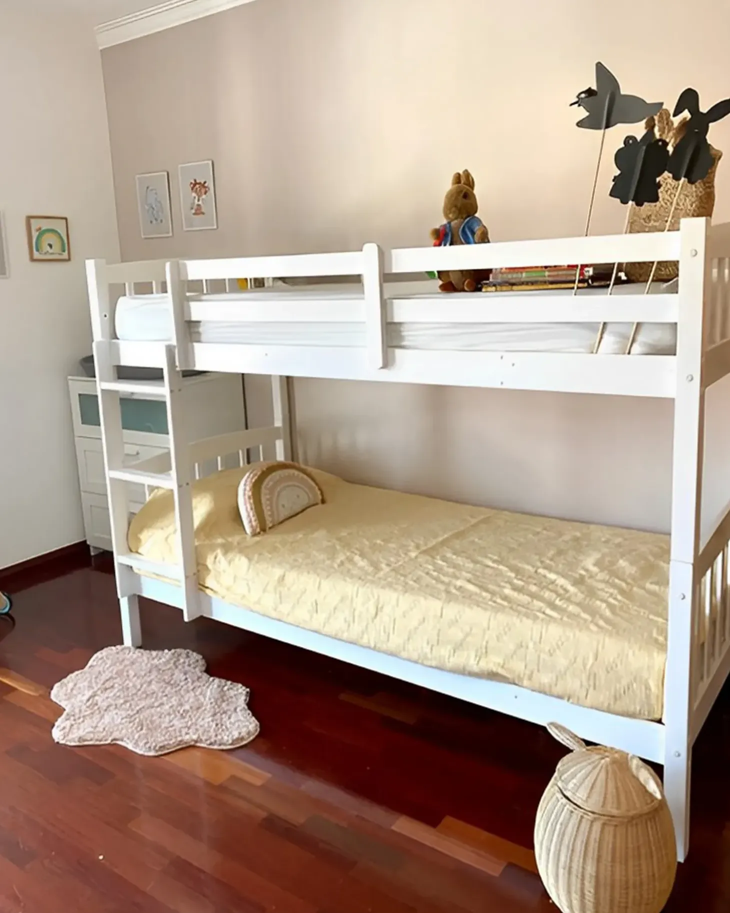 Best Drewno sosnowe REVIN 90 x 200 cm Dzieci Łóżka Piętrowe|Łóżka Drewniane