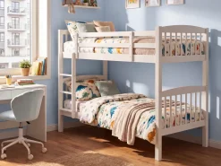 Best Drewno sosnowe REVIN 90 x 200 cm Dzieci Łóżka Piętrowe|Łóżka Drewniane