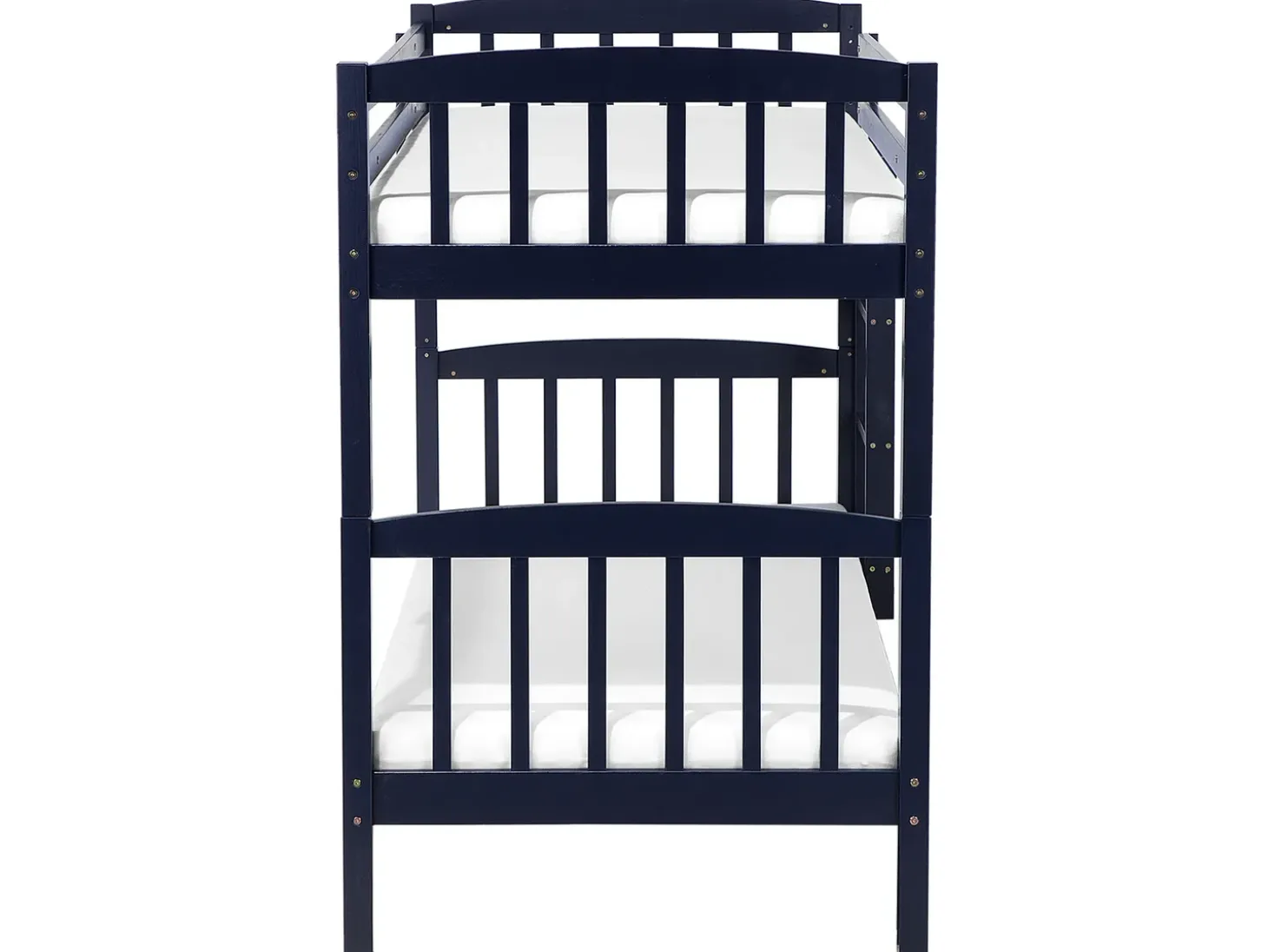 Online Drewno sosnowe REVIN 90 x 200 cm Granatowy Dzieci Łóżka Piętrowe|Łóżka Drewniane