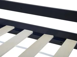 Online Drewno sosnowe REVIN 90 x 200 cm Granatowy Dzieci Łóżka Piętrowe|Łóżka Drewniane