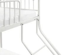 Clearance Łóżko piętrowe Metal CHAMONIX 90/140 x 200 cm Dzieci Łóżka Metalowe|Łóżka Piętrowe