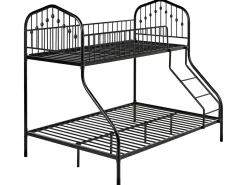 Clearance Łóżko piętrowe Metal CHAMONIX 90/140 x 200 cm Dzieci Łóżka Metalowe|Łóżka Piętrowe