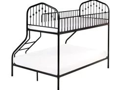Clearance Łóżko piętrowe Metal CHAMONIX 90/140 x 200 cm Dzieci Łóżka Metalowe|Łóżka Piętrowe