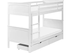 Hot ALBON Drewno sosnowe 90 x 200 cm Dzieci Łóżka Z Pojemnikiem|Łóżka Piętrowe