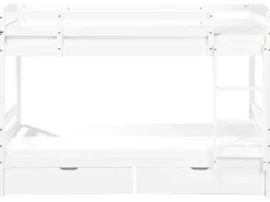 Best REGAT Drewno sosnowe 90 x 200 cm Dzieci Łóżka Z Pojemnikiem|Łóżka Piętrowe