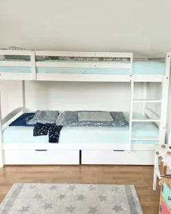 Best REGAT Drewno sosnowe 90 x 200 cm Dzieci Łóżka Z Pojemnikiem|Łóżka Piętrowe