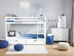 Best REGAT Drewno sosnowe 90 x 200 cm Dzieci Łóżka Z Pojemnikiem|Łóżka Piętrowe