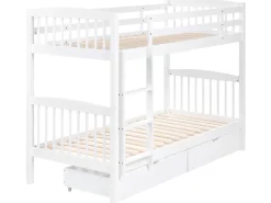 REVIN Drewno sosnowe 90 x 200 cm Dzieci Łóżka Z Pojemnikiem|Łóżka Piętrowe