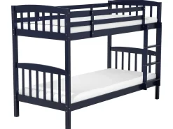 Sale REVIN Drewno sosnowe Granatowy 90 x 200 cm Dzieci Łóżka Z Pojemnikiem|Łóżka Piętrowe