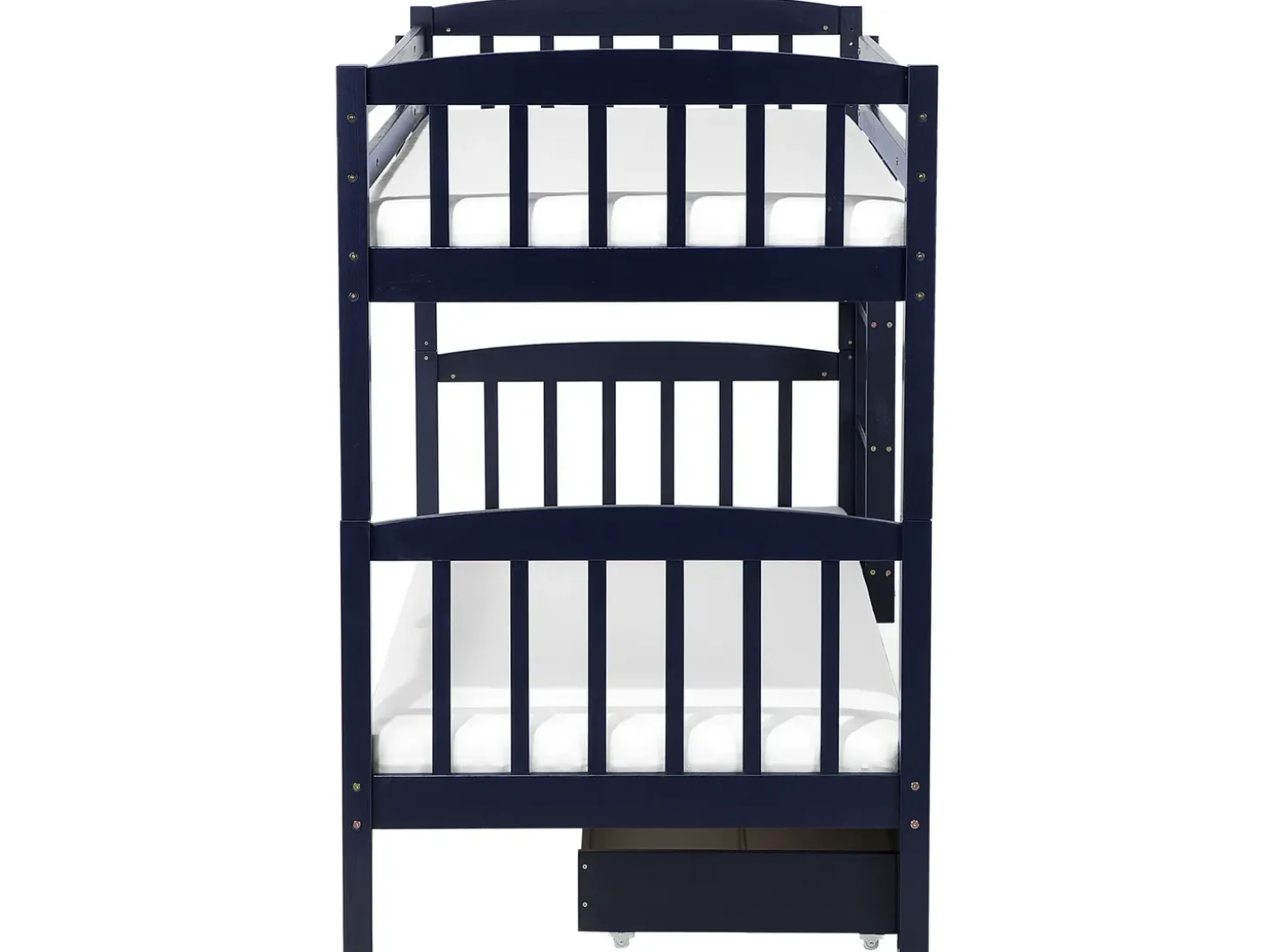 Sale REVIN Drewno sosnowe Granatowy 90 x 200 cm Dzieci Łóżka Z Pojemnikiem|Łóżka Piętrowe