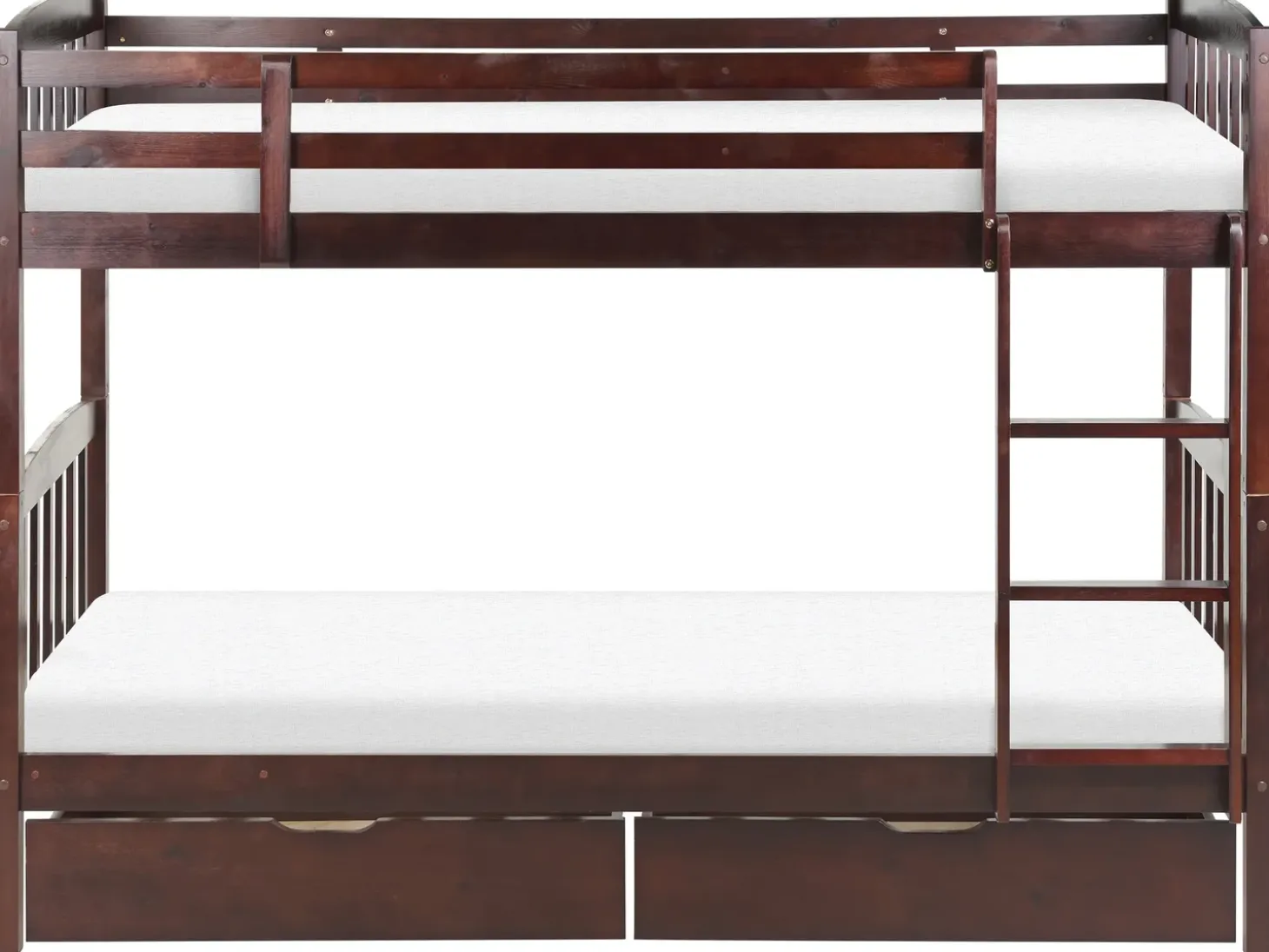 Online REVIN Drewno sosnowe Ciemno 90 x 200 cm Dzieci Łóżka Z Pojemnikiem|Łóżka Piętrowe