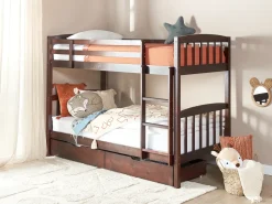 Online REVIN Drewno sosnowe Ciemno 90 x 200 cm Dzieci Łóżka Z Pojemnikiem|Łóżka Piętrowe