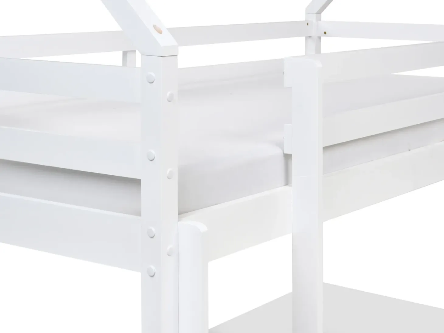 Hot Łóżko piętrowe z szufladami TERNAS Drewno sosnowe Różowy 90 x 200 cm Dzieci Łóżka Z Pojemnikiem|Łóżka Piętrowe