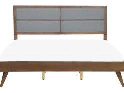Online Łóżko POISSY 180 x 200 cm Jesion ciemny Łóżka Podwójne|Wszystkie Łóżka