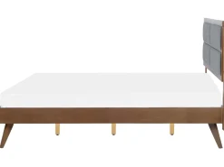Online Łóżko POISSY 180 x 200 cm Jesion ciemny Łóżka Podwójne|Wszystkie Łóżka