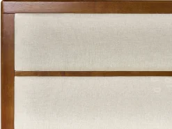 Discount Łóżko POISSY 160 x 200 cm Jesion ciemny Łóżka Podwójne|Wszystkie Łóżka