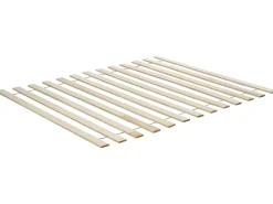New Rattan AURAY 140 x 200 cm Brązowy Łóżka Podwójne|Łóżka Rattanowe