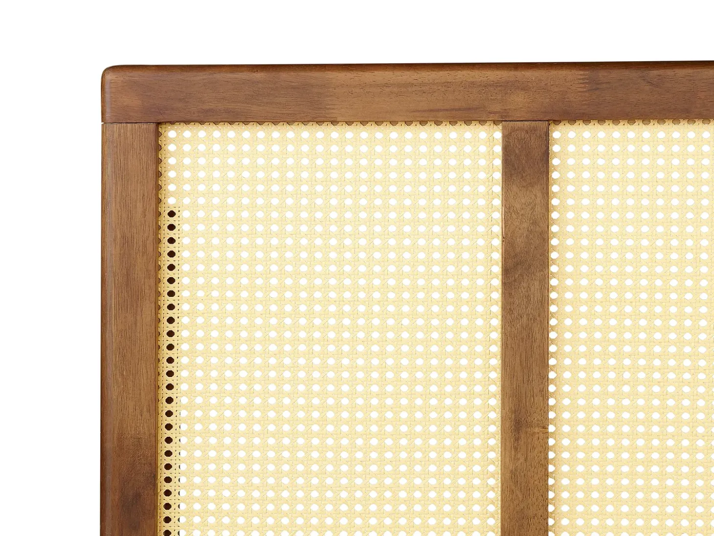New Rattan AURAY 160 x 200 cm Brązowy Łóżka Podwójne|Łóżka Rattanowe