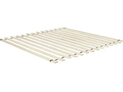 Outlet Łóżko Rattan BOUSSICOURT 180 x 200 cm Jasnobrązowy Łóżka Podwójne|Łóżka Rattanowe