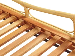 Discount Łóżko Rattan DOMEYROT 180 x 200 cm Jasno Łóżka Podwójne|Łóżka Rattanowe