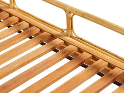 Online Łóżko Rattan FLORENTINE 180 x 200 cm Jasno Łóżka Podwójne|Łóżka Rattanowe