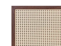 Online Łóżko Rattan MONPAZIER 160 x 200 cm Ciemnobrązowy Łóżka Podwójne|Łóżka Rattanowe